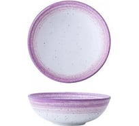 Набор салатников Homium Melody, 2 шт., D21 см, керамический, цвет лиловый set2E630B0101