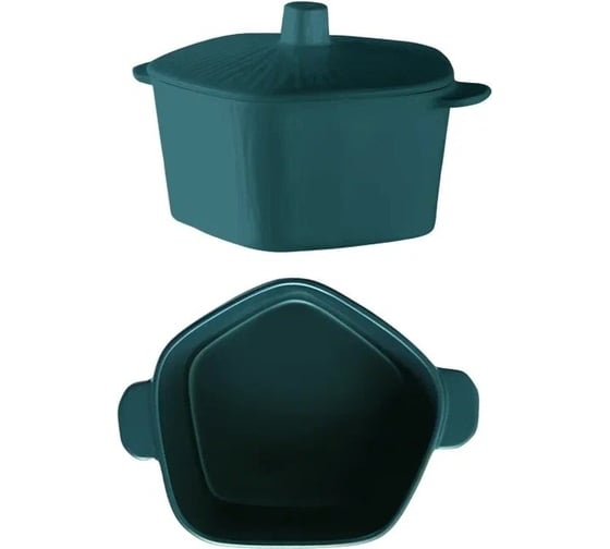 Набор супниц Homium Family, 2 шт., с крышкой, цвет зеленый set2tureegreen