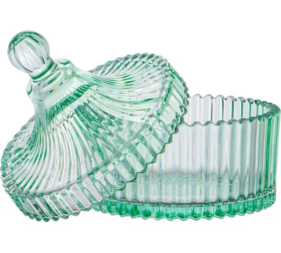 Емкость для хранения с крышкой Lefard BLISS GREEN, 10х12,5 см 781-312