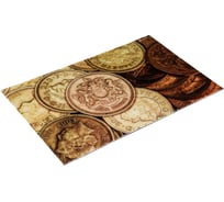 Влаговпитывающий коврик VORTEX Samba Монеты 50х80 см 22411