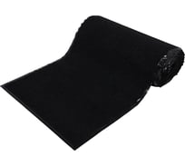 Влаговпитывающий, ребристый коврик VORTEX чёрный 90х1500 см 22116