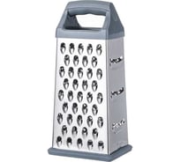 Терка Agness 4-х гранная, 11x8,5 см, высота 23,8 см, нержавеющая сталь/пластик 712-0012