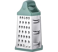 Терка Agness 6-ти гранная, 14,7x11,5 см, высота 23,2 см, нержавеющая сталь/пластик 712-0014