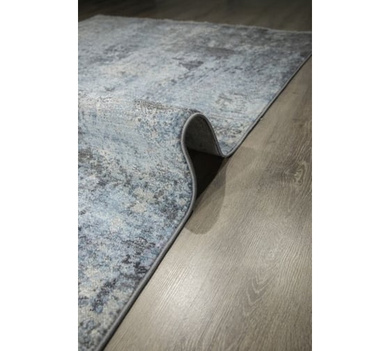 Дизайнерский ковер leve medellin silver blue LEV01066