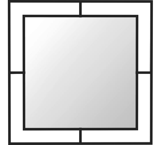 Настенное зеркало leve corner mirror black LEV01010 1