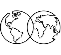 Панно leve wall art no:44 united black LEV00948