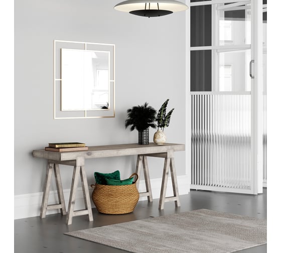 Настенное зеркало leve corner mirror gold LEV01011