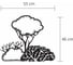 Панно leve wall art no:31 bushes black LEV00972 3