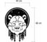 Панно leve wall art no:46 bear black LEV00956 3