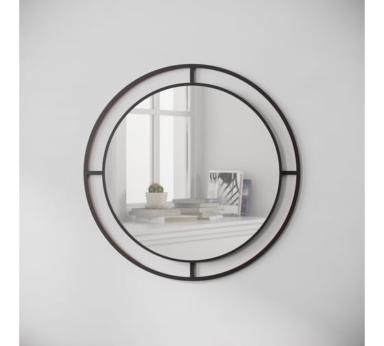 Настенное зеркало leve bubble mirror black LEV01009