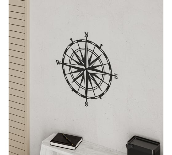 Панно leve wall art no:23 compass black LEV00988