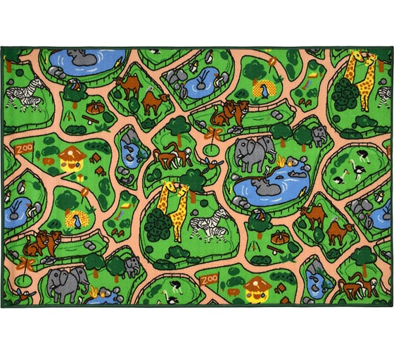 Игровой коврик VORTEX Зоопарк, 100х150 см 23009