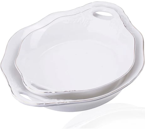 Сервировочное блюдо LORAINE 2 предмета из керамики 27937