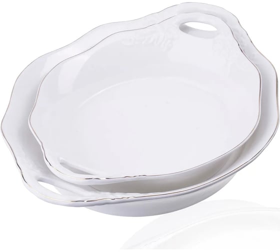 Сервировочное блюдо LORAINE 2 предмета из керамики 27937