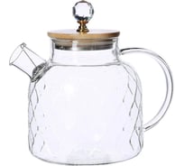 Заварочный чайник LORAINE 3 предмета, 1.5 л, стеклянный 60094