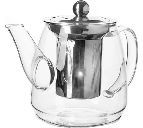 Заварочный чайник LORAINE 3 предмета, 600 мл, стеклянный 60071