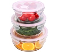 Набор жаровень MAYER&BOCH из термостойкого стекла, 3 шт 31195