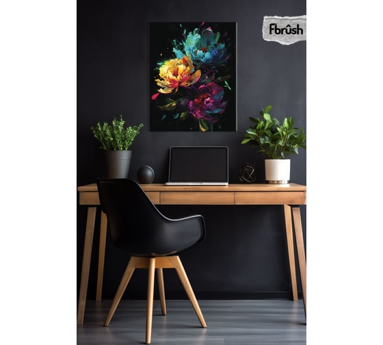 Картина Fbrush Яркая живопись 1 40х50 см kt45-14268