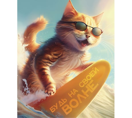 Картина Fbrush На волне 40х50 см kt45-14291