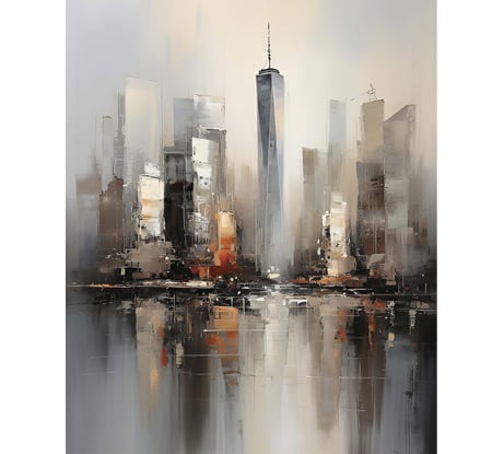 Картина Fbrush Городская живопись 40х50 см kt45-14566