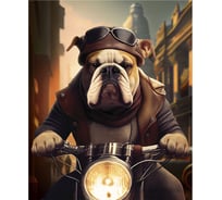 Картина Fbrush в коробке Бульдог 40х50 см kt45-14201