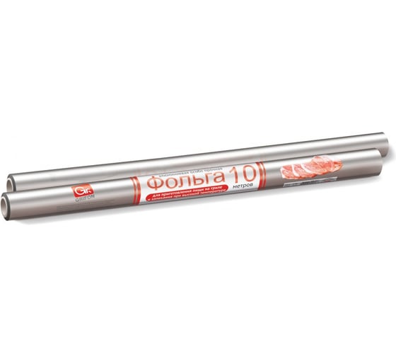 Алюминиевая пищевая особо прочная фольга Grifon 44 см х 10 м Б0037254 1