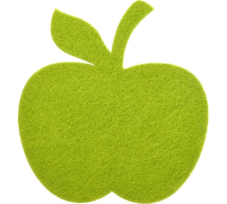 Подставка MARMITON Яблоко фетровая, 11х11 см, цвет в ассортименте 16157