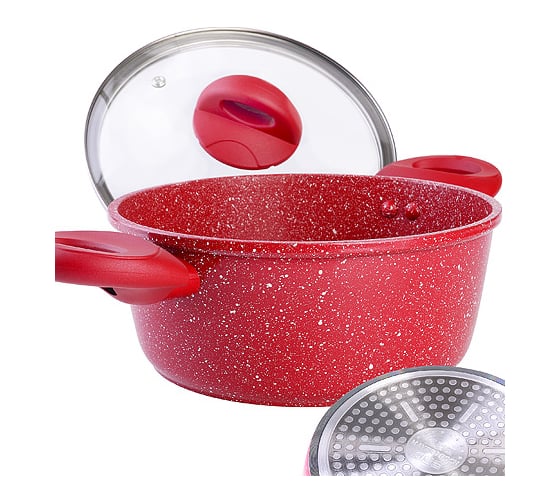 Кастрюля MAYER&BOCH 2.6 л, 20 с,м из алюминия, с антипригарным покрытием 28345