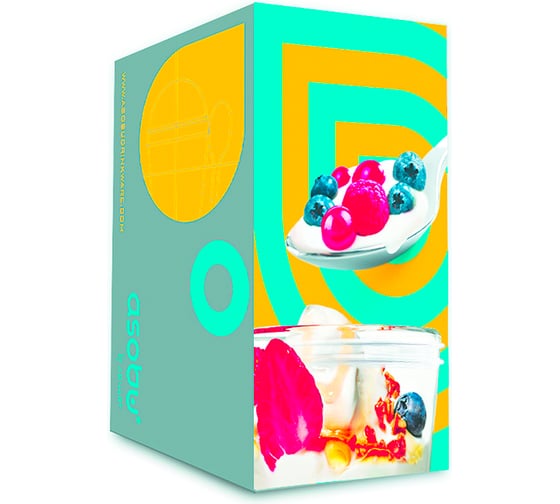 Контейнер Asobu Yo2go improved 0,36 л, зеленый YO2GOS lime