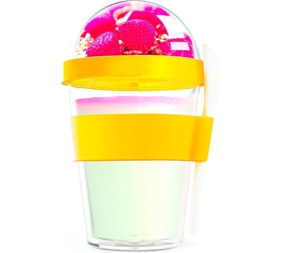 Контейнер Asobu Yo2go improved 0,36 л, желтый YO2GOS yellow