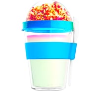Контейнер Asobu Yo2go improved 0,36 л, голубой YO2GOS blue