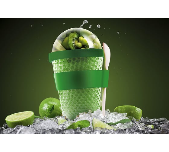 Контейнер Asobu Chill yo 2 go 0.38 л, зеленый CY2GO lime