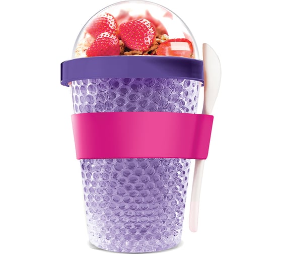 Контейнер Asobu Chill yo 2 go 0.38 л, фиолетовый CY2GO purple
