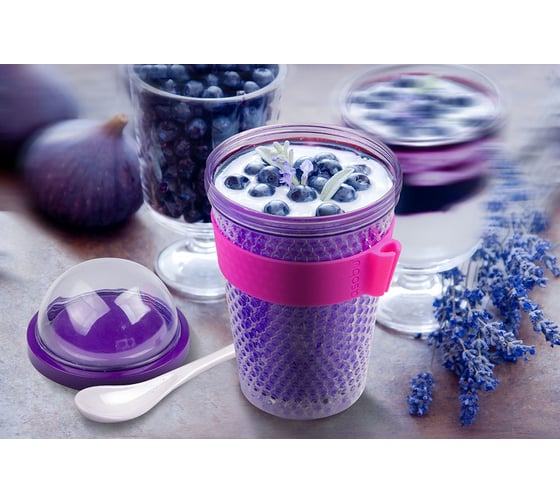 Контейнер Asobu Chill yo 2 go 0.38 л, фиолетовый CY2GO purple
