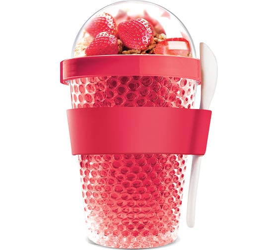 Контейнер Asobu Chill yo 2 go 0.38 л, красный CY2GO red 1