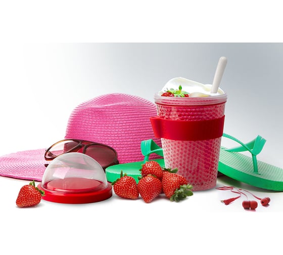 Контейнер Asobu Chill yo 2 go 0.38 л, красный CY2GO red