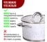 Кастрюля с крышкой MAYER&BOCH 20 см, 3.8 л, из нержавеющей стали 31281 10