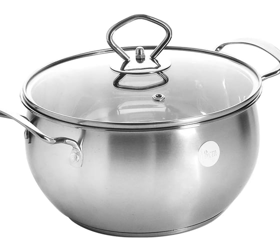 Кастрюля с крышкой MAYER&BOCH 2.3 л, из нержавеющей стали 30886