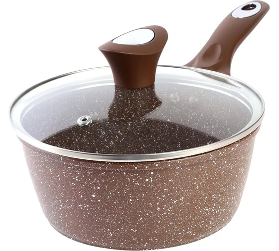Ковш с крышкой MAYER&BOCH 1.7 л, 18 см, из алюминия, с антипригарным покрытием 25075 1