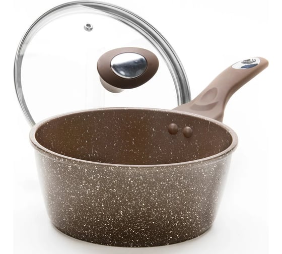 Ковш с крышкой MAYER&BOCH 1.7 л, 18 см, из алюминия, с антипригарным покрытием 25075