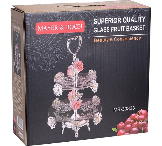 Конфетница MAYER&BOCH 2-х ярусная, 20 см, 30 см 30823