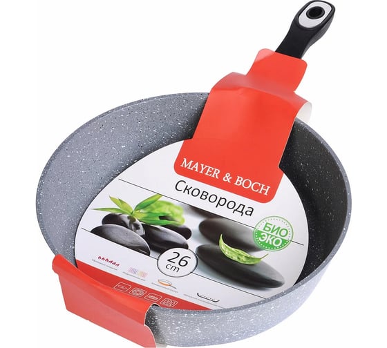 Сотейник MAYER&BOCH 3.15 л, 26 см, из алюминия, с антипригарным покрытием 30720
