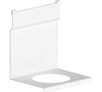 Держатель для 1-го стакана MAKMART 160x130x180мм, отделка белый бархат, матовый RS.1A.3018.9016