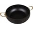 Кастрюля OMS collection со стеклянной крышкой 32x12 см 9,5 л с антипригарным покрытием, цвет черный/золотой 3141-32-Gd 2