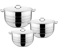 Набор посуды OMS collection из нержавеющей стали из 6 3/3 предметов KINOX-145