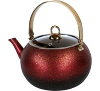 Чайник OMS collection с антипригарным покрытием, размер S - 1 л, цвет красный 8212-S-Rd