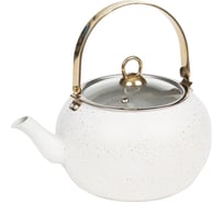 Чайник OMS collection с антипригарным покрытием, размер S - 1 л, цвет белый 8212-S-WHT