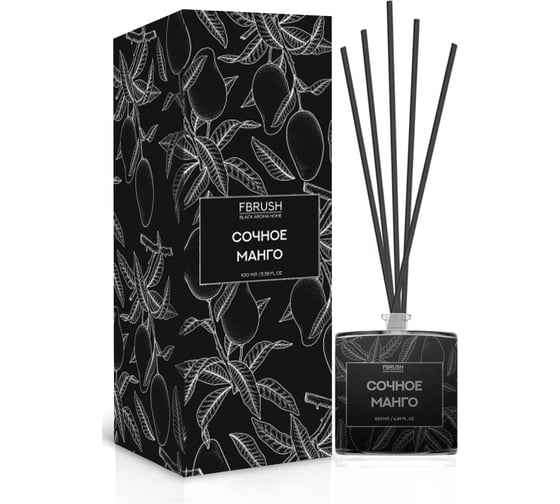 Диффузор Fbrush BLACK AROMA HOME Сочное манго 100 мл DSB100-4