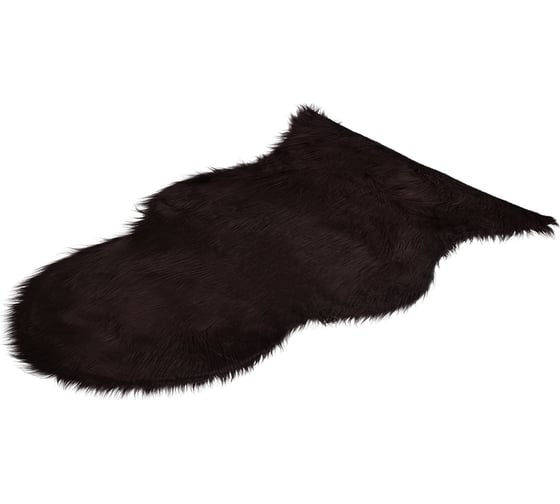 Овечья искусственная шкурка VORTEX коричневая, 90х55 см 25002 1
