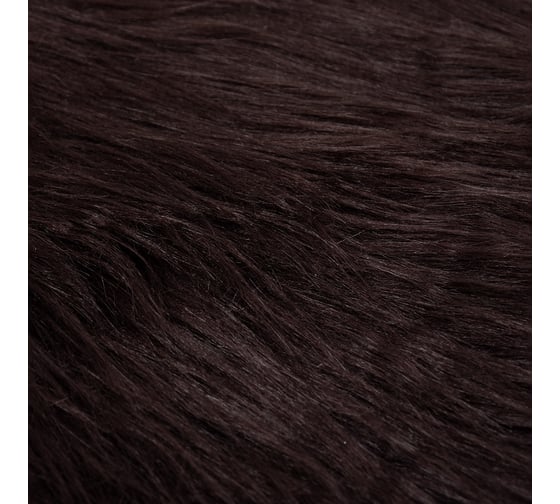 Овечья искусственная шкурка VORTEX коричневая, 90х55 см 25002
